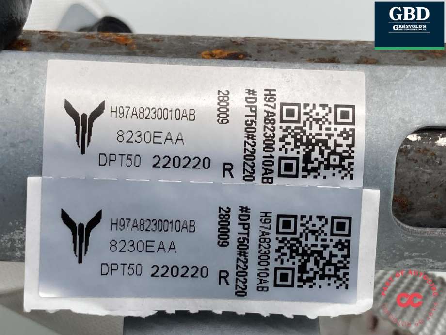 Airbag gardin høyre til Voyah Free 2021-->>  (H97A8230010AB|)