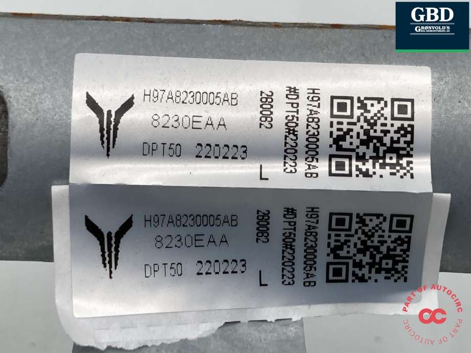Airbag gardin venstre til Voyah Free 2021-->> (H97A8230005AB|)