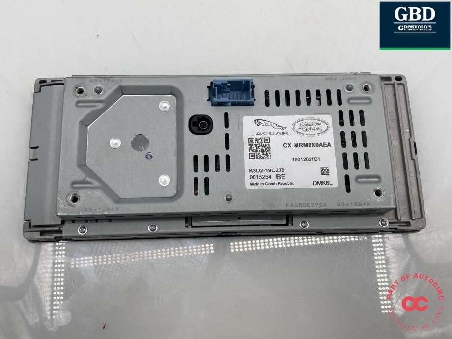 Bilstereo navigasjon skjerm til Land Rover Range Rover, Evoque 2019-->> (Type II)  (LR177552|N8D219C279AA|LR115406| K8D219C279BE)