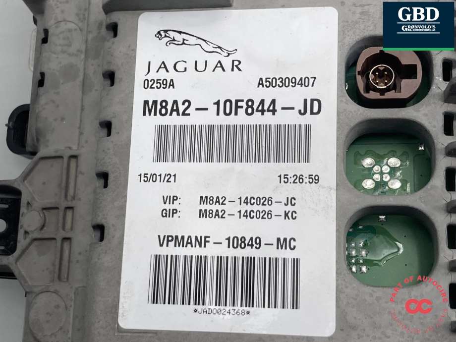 Instrumentpanel til Land Rover Range Rover, Evoque 2019-->> (Type II)  (LR164817|M8A210F844JG|LR140834| M8A210F844JD)