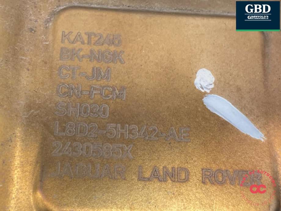 Katalysator til Land Rover Range Rover, Evoque 2019-->> (Type II) (LR182713|L8D25H342AF|LR146556| L8D25H342AE)