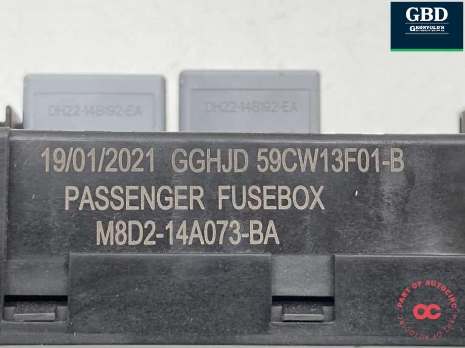 Sikringsboks kupe til Land Rover Range Rover, Evoque 2019-->> (Type II) (LR144125|M8D214A073BA|)