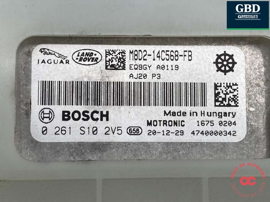 Styreenhet motor til Land Rover Range Rover, Evoque 2019-->> (Type II) (LR140508|M8D214C568FB|)
