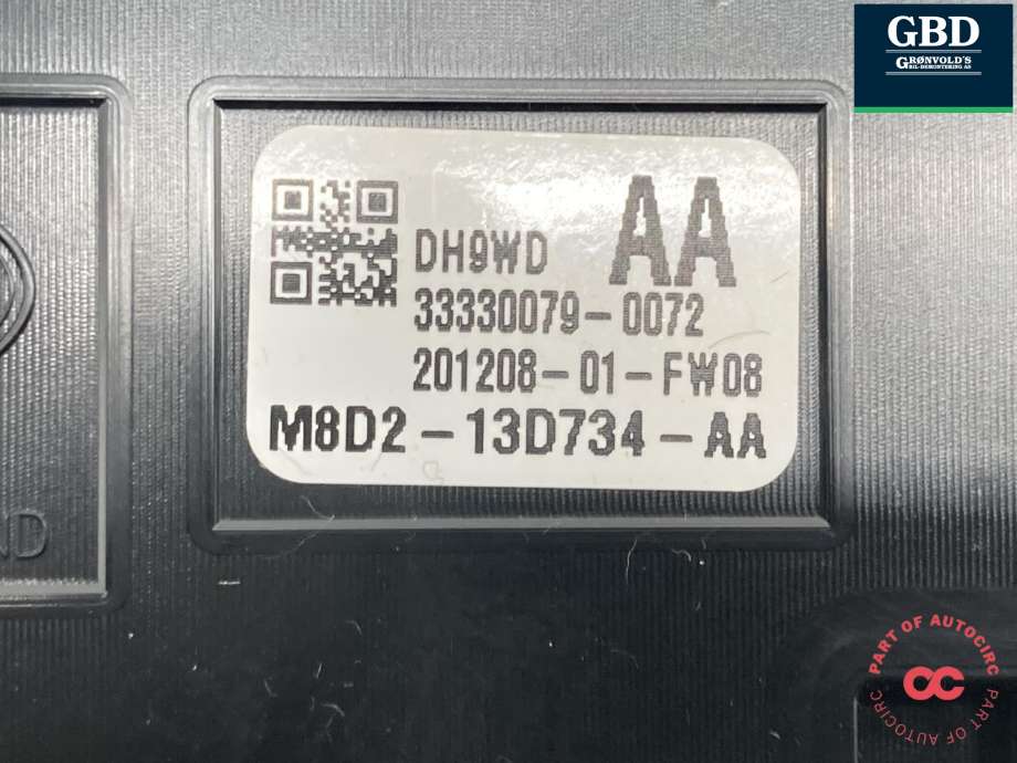 Varmeapparat betjening til Land Rover Range Rover, Evoque 2019-->> (Type II)  (LR139830|M8D213D734AA|)