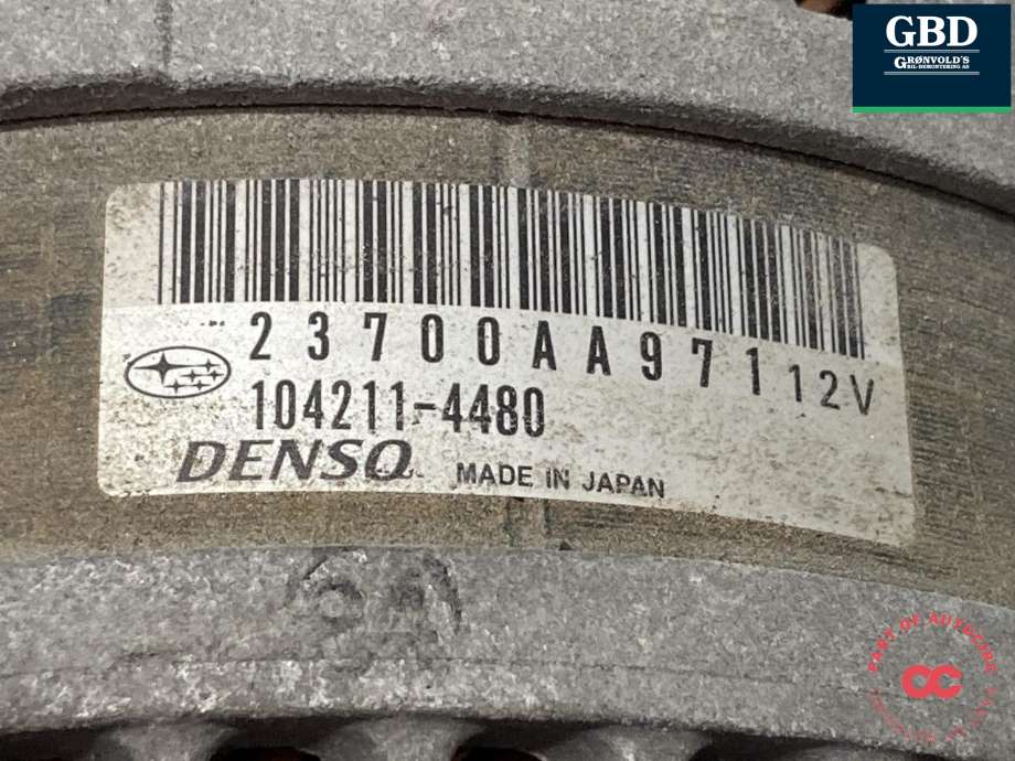 Dynamo til Subaru Impreza 2018-->> (Type V)  (23700AA971|)