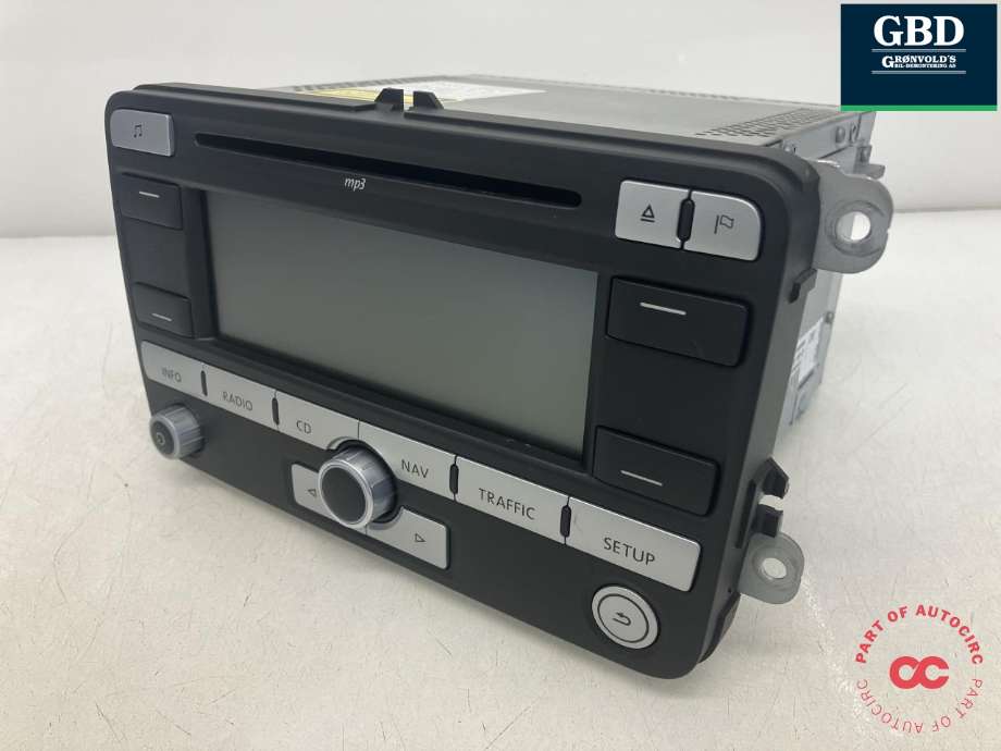 Bilstereo navigasjon til VW Tiguan, 2007-2011 (Type I, Fase 1) (BLAUPUNKT|1K0 035 191 DX)