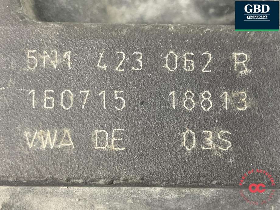Tannstang elektrisk til VW Tiguan 2007-2011 (Type I, Fase 1)  (5N1 423 058 F|5N1 423 062 R|5N1 909 144 R)