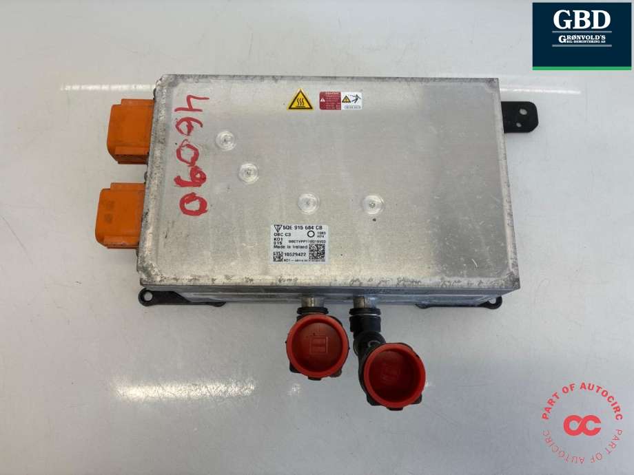 Batterilader (OBC - On Board Charger) til Audi e-tron GT, 2021-->>  (5QE 915 684 DA)