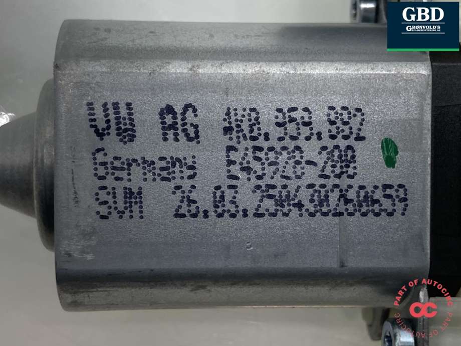 Ruteheis, kun motor, høyre bak til VW ID.7 2023-->> (4K0 959 882|)