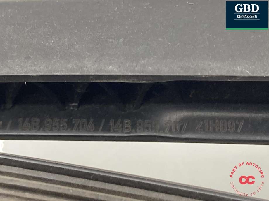 Viskerarm bakrute til VW ID.7 2023-->>  (14B 955 707|)