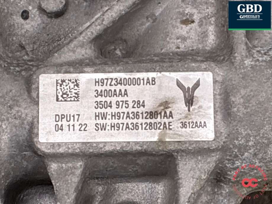 Tannstang elektrisk til Voyah Free 2021-->> (340002012|H97Z3400001AB|)