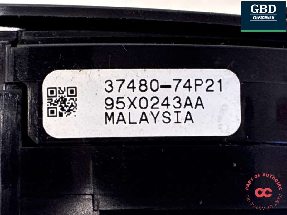 Airbag slepering til Suzuki Ignis 2016-->> (Type II)  (|37480-74P21|95X0243AA)