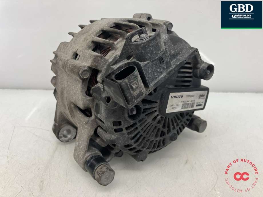 Dynamo diesel til Volvo V70 2007-2013 (Type III, Fase 1)  (VALEO|36012505|30659390|TG15C186)