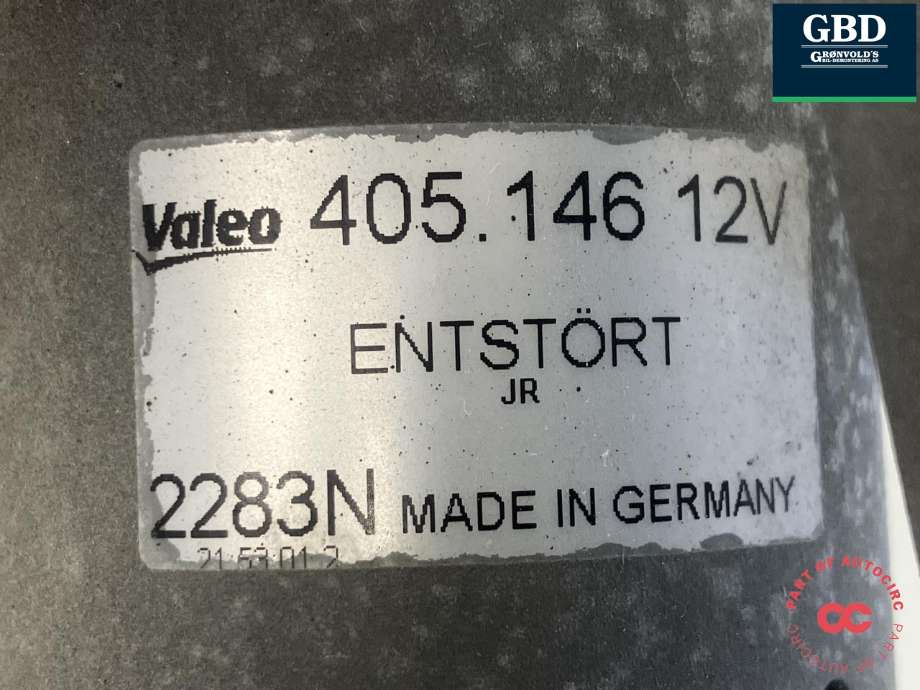 Viskermotor frontrute komplett m/overføring til Mercedes Sprinter 2013-2018 (Fase 2) (906) (906) (A 910 820 04 00|A 906 820 00 40|)