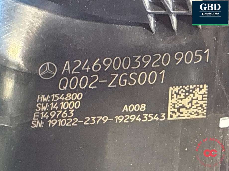 Bryter combi til Mercedes Vito 2014-->> (W447) (W447) (A 246 900 39 20 9051|)