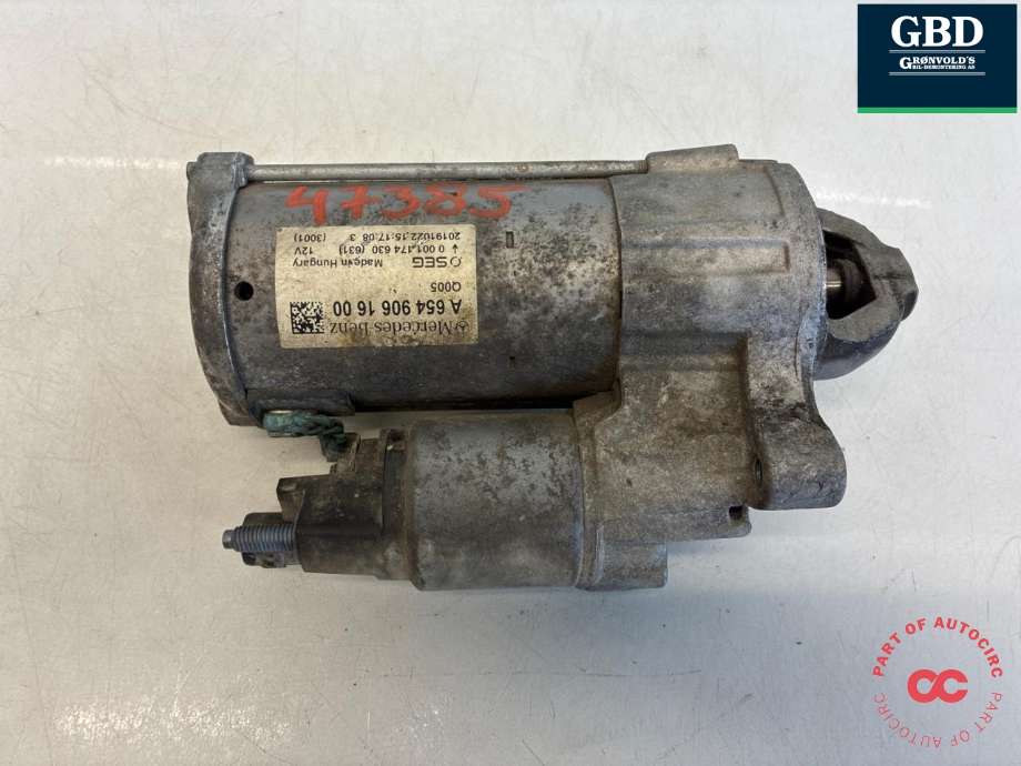 Starter diesel til Mercedes Vito 2014-->> (W447) (W447) (A 654 906 16 00|A 654 906 14 00|)