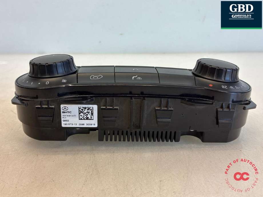 Varmeapparat betjening til Mercedes Vito 2014-->> (W447) (W447) (A 447 900 34 18|A 447 900 30 12|)