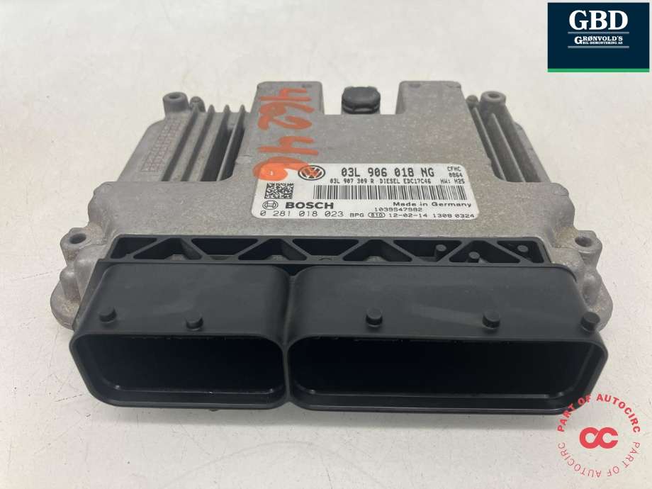 Styreenhet motor til VW Caddy 2010-2015 (Type III, Fase 2)  (BOSCH|03L 906 018 NG 2KC|0 281 018 023|)