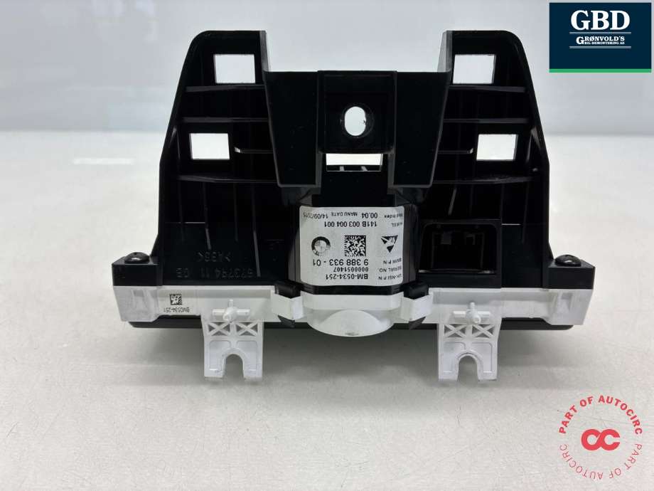 Instrumentpanel til BMW i3 2013-2022 (62 10 5 A08 590|9388933-01|)