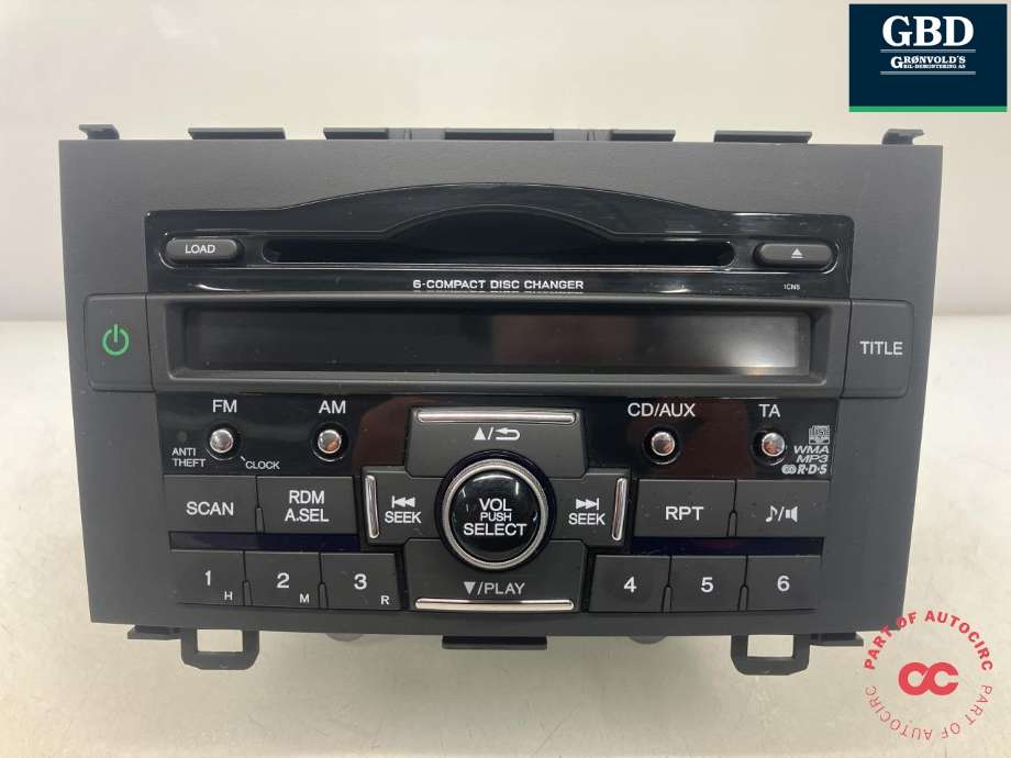 Bilstereo til Honda CR-V 2007-2012 (Type III) (PANASONIC|39100SWAG01|39100-SWA-G212-M1|CQ-EH7970G)
