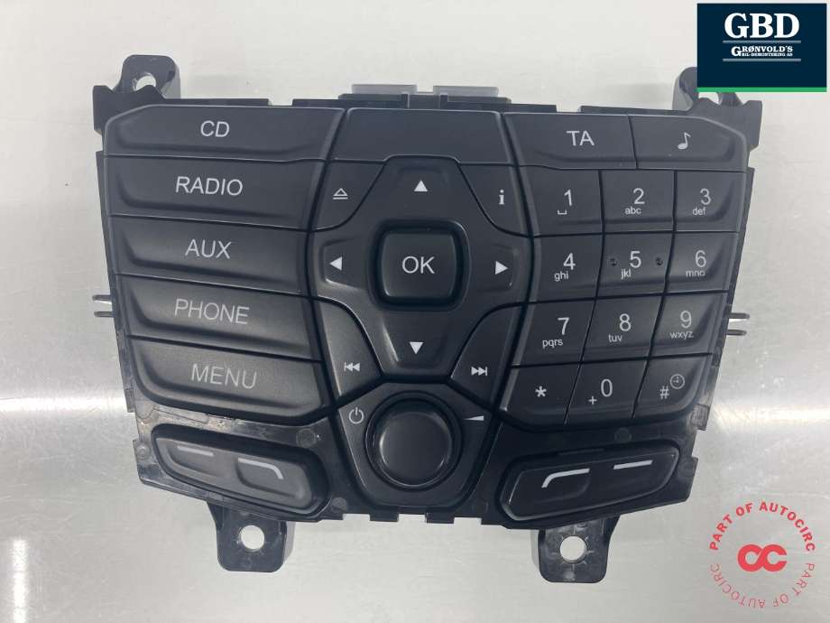 Bilstereo betjeningspanel til Ford Transit 2014-->> (2013323|BK2T-18K811-EC|FN2NA)