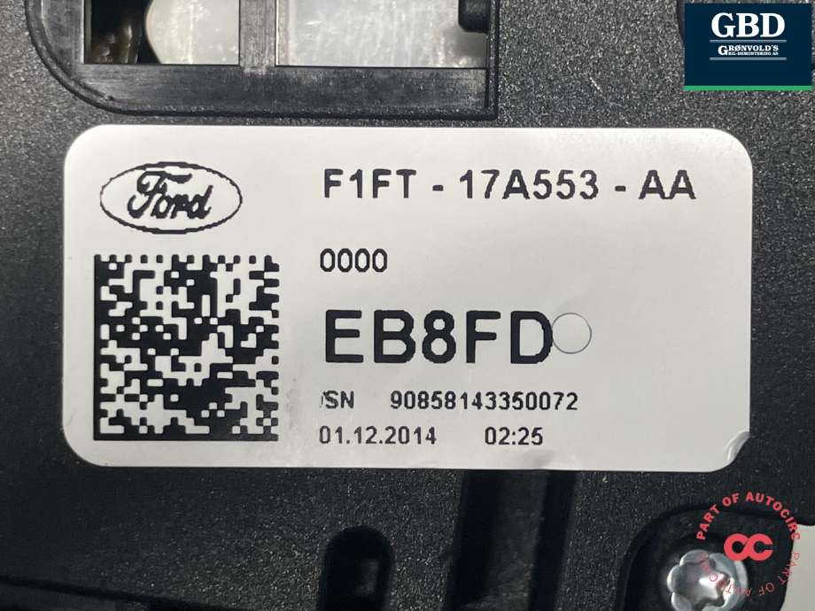 Bryter combi til Ford Transit 2014-->>  (2068492| BK2T-3F944-CF|1876932| CV6T-13335-BE|1850423| F1FT-17A553-AA)