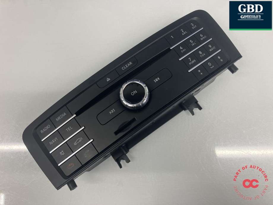 Bilstereo navigasjon betjeningspanel til Mercedes B-Klasse 2011-2018 (W246) (W246) (A 246 900 98 15 9107|YEAP01B925A|)