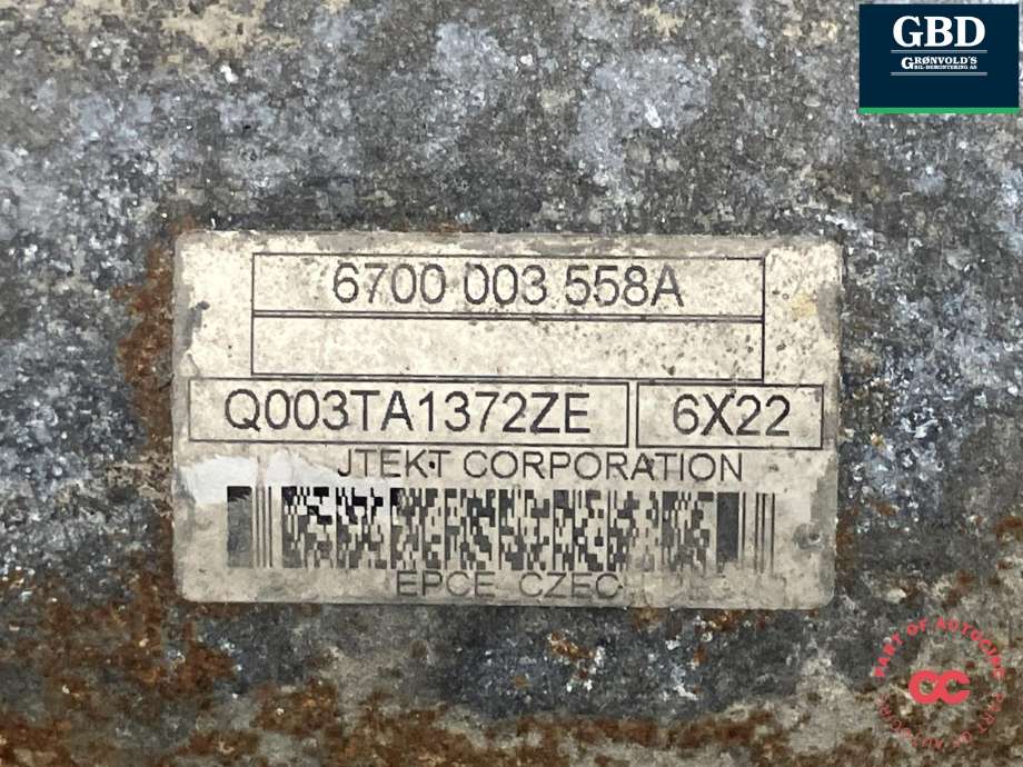 Tannstang elektrisk til Mercedes B-Klasse 2011-2018 (W246) (W246) (JTEKT|A 246 460 45 01|6700 003 558A|)