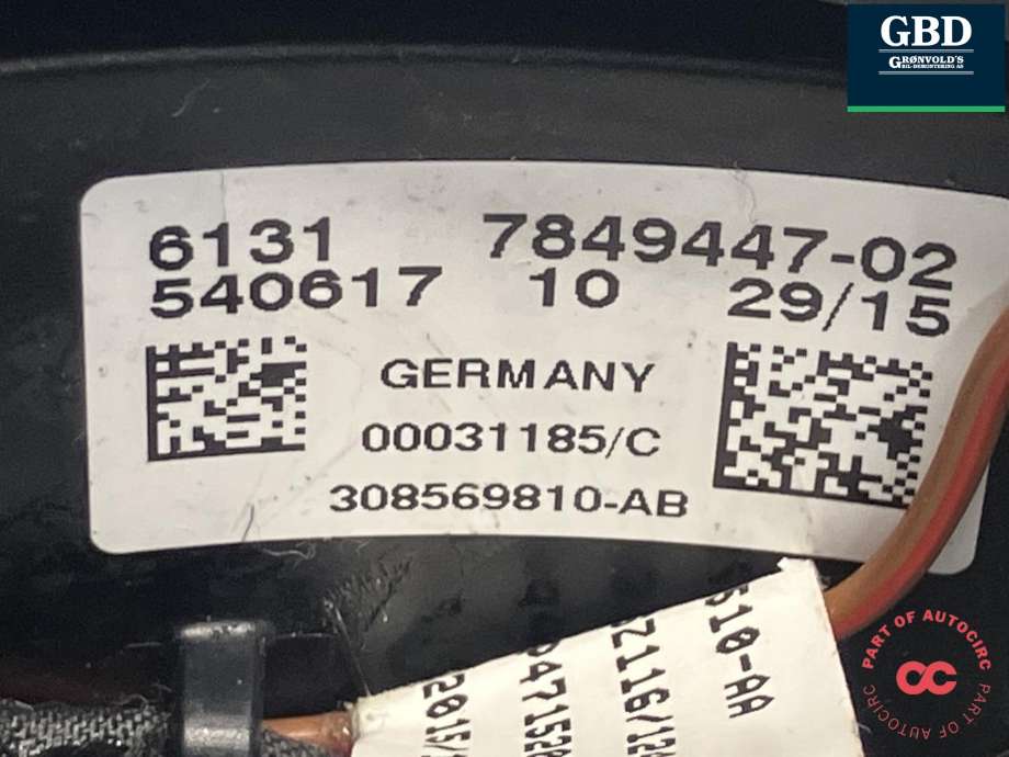 Ratt til BMW X5 2013-2018 (F15) (F15) (32 30 7 851 499|61 31 7 849 447|32 30 6 875 202)