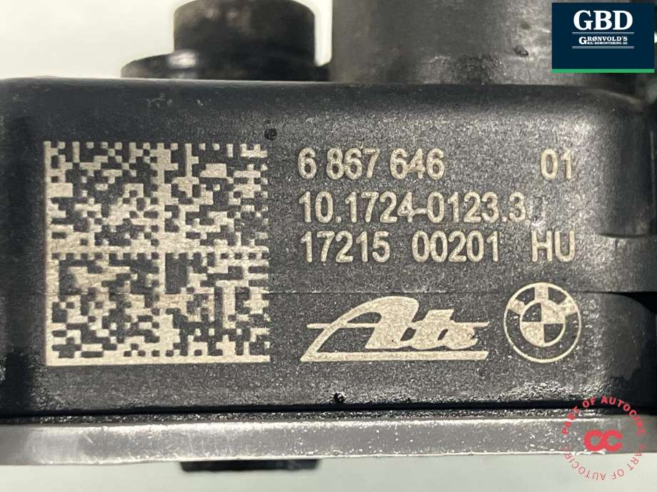 Sensor nivå, venstre bak til BMW X5 2013-2018 (F15) (F15) (ATE|37 14 6 870 200|6 867 646|10.1724-0123.3)