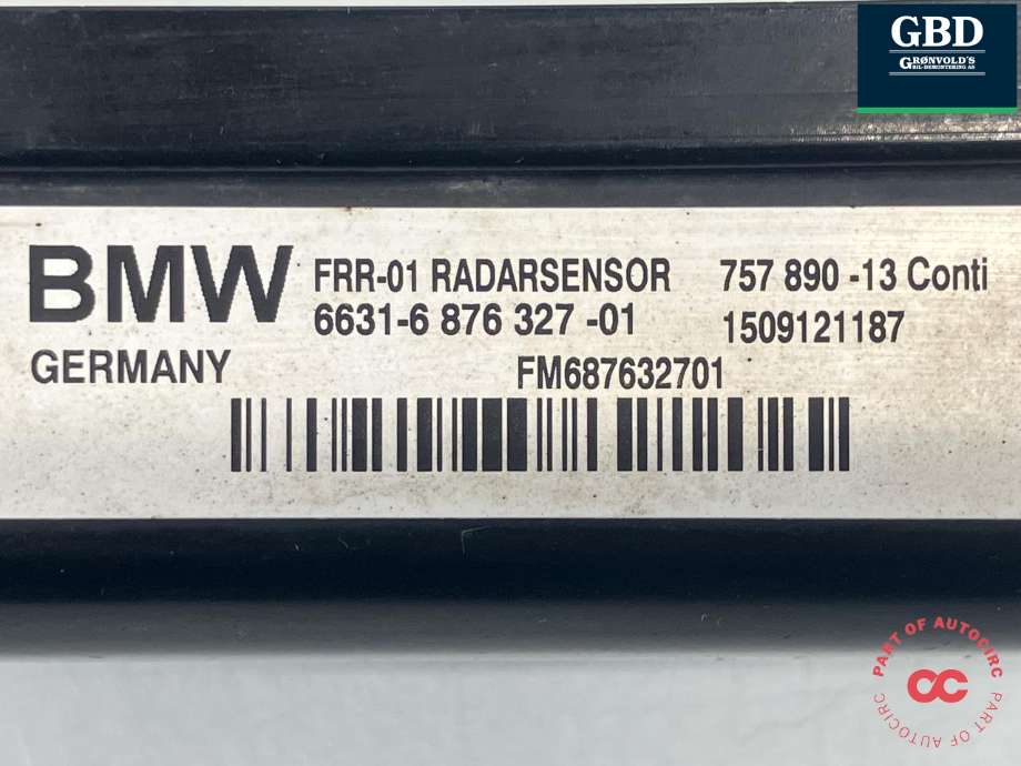 Sensor radar til BMW X5 2013-2018 (F15) (F15) (66 31 5 A2E 886|66 31 6 876 327|)