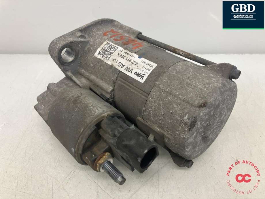 Starter diesel til VW Caddy 2010-2015 (Type III, Fase 2)  (VALEO|02Z 911 024 K|02Z 911 024 KX|TS18ER121)