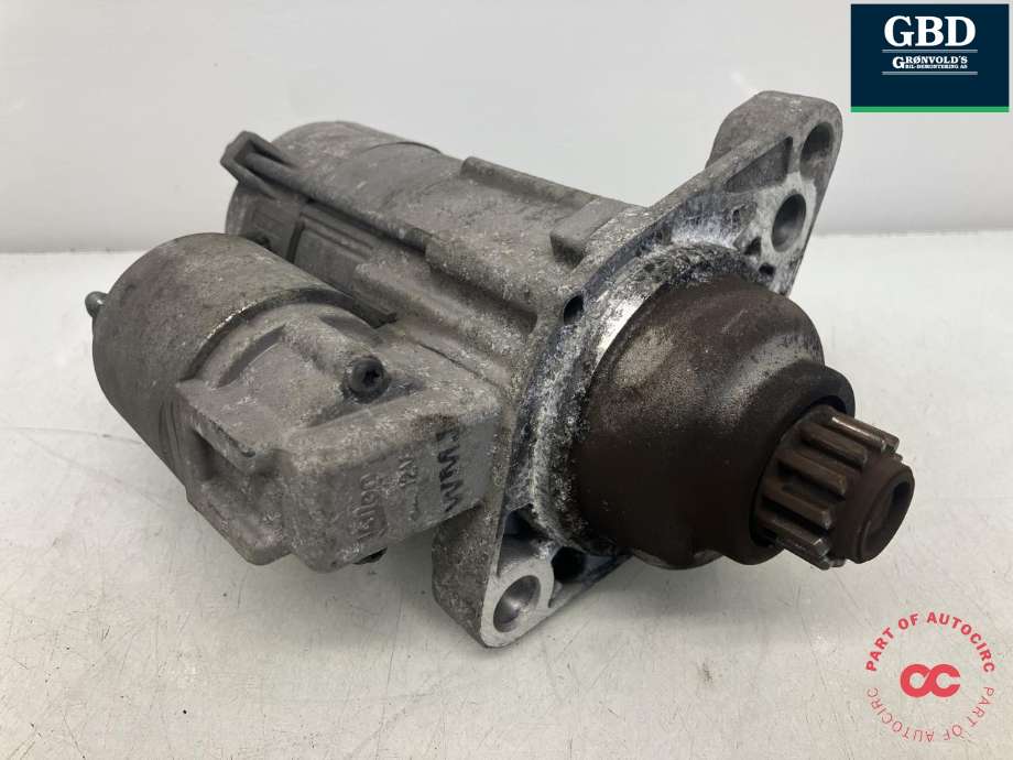 Starter diesel til VW Caddy 2010-2015 (Type III, Fase 2)  (VALEO|02Z 911 024 K|02Z 911 024 KX|TS18ER121)