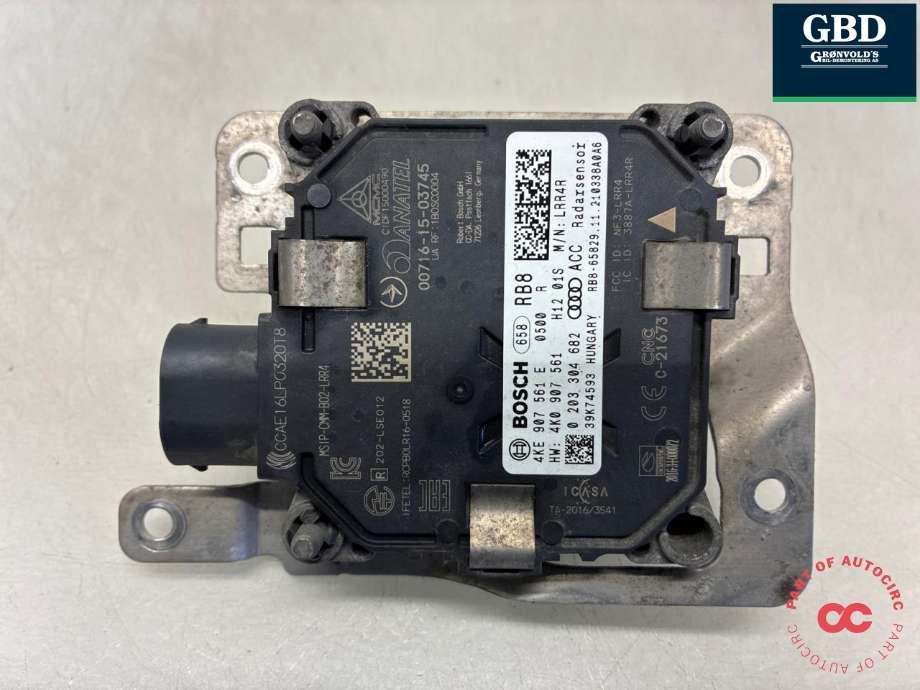 Sensor radar til Audi e-tron 2018-->>  (4KE 907 561 H|4KE 907 561 E|)