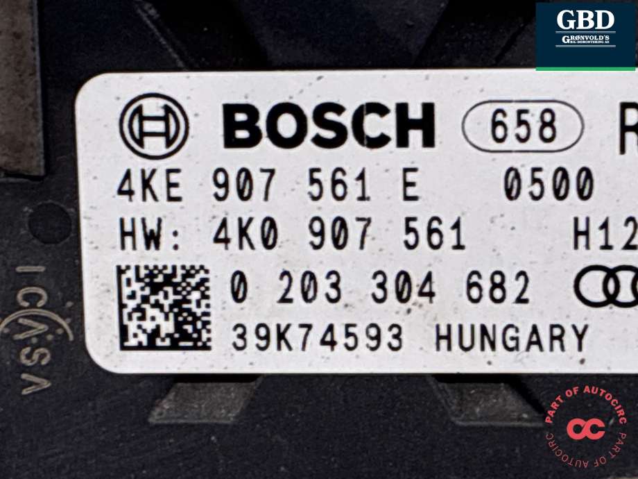 Sensor radar til Audi e-tron 2018-->>  (4KE 907 561 H|4KE 907 561 E|)