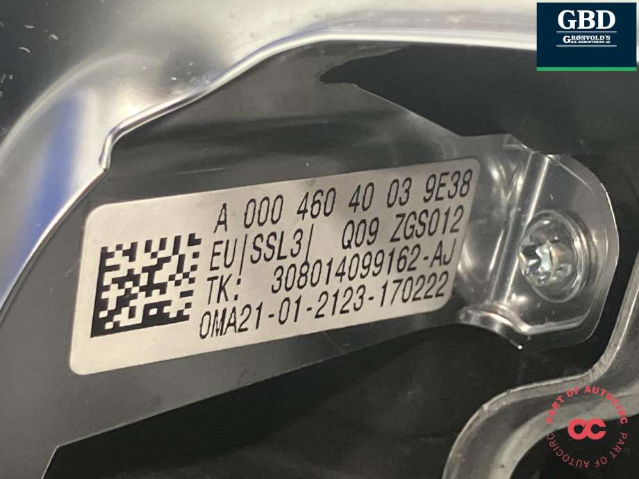 Ratt til Mercedes GLC 2015-2022 (X253) (X253) (|A 000 460 40 03|Q09 ZGS012)
