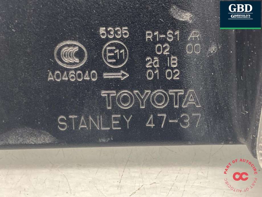 Baklykt høyre til Toyota Prius 2009-2016 (Type III) (COMBI) (COMBI) (8155147122|)