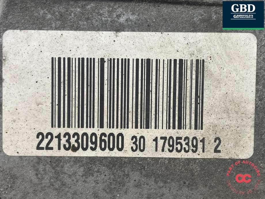 Kardang klokke foran til Mercedes GLC 2015-2022 (X253) (X253) (|A 221 331 01 00|A 221 330 96 00)