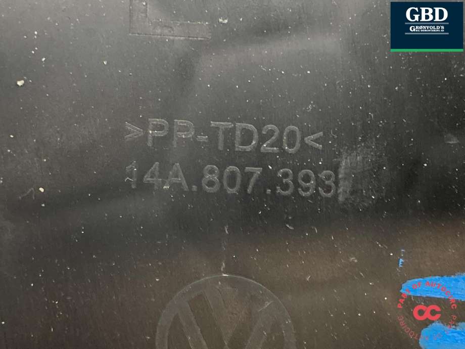 Støtfanger bak feste til VW ID.7 2023-->>  (14A 807 375|14A 807 393|)