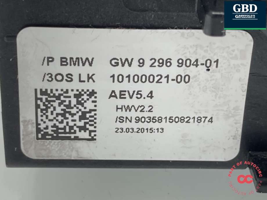 Girstang/girvelger automat til BMW X4 2014-2018 (F26) (F26) (61 31 7 950 394|GW 9 296 904-01|)