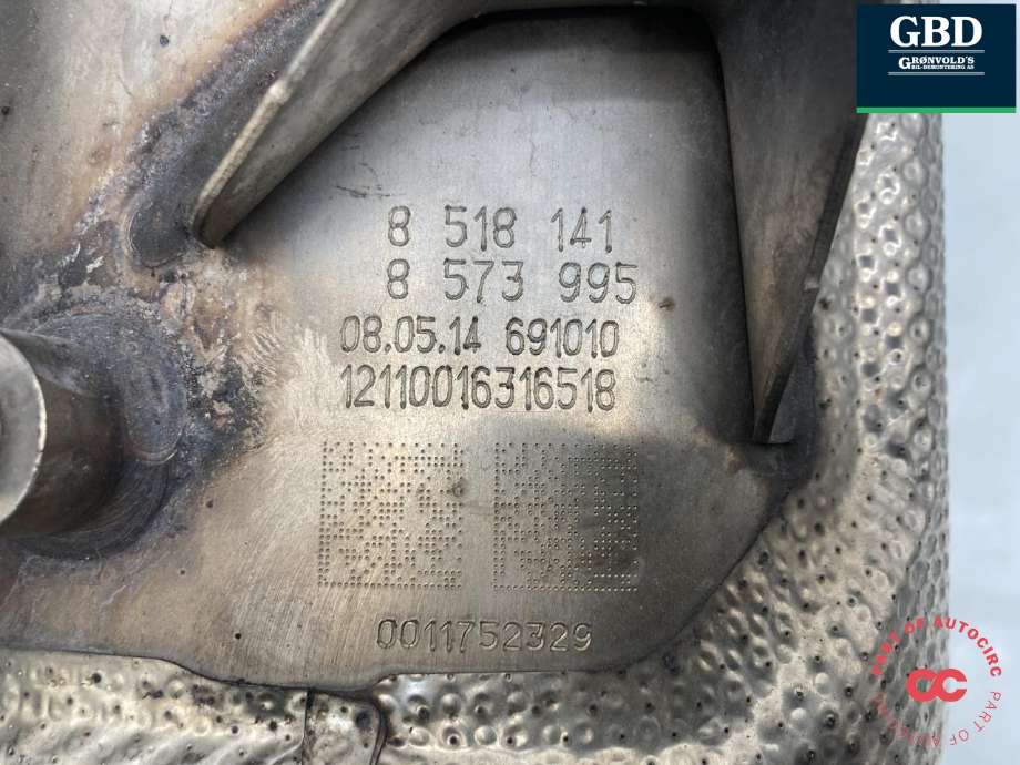Partikkelfilter til BMW X4 2014-2018 (F26) (F26) (18 30 8 514 080|8 518 141 | 8 573 995|)