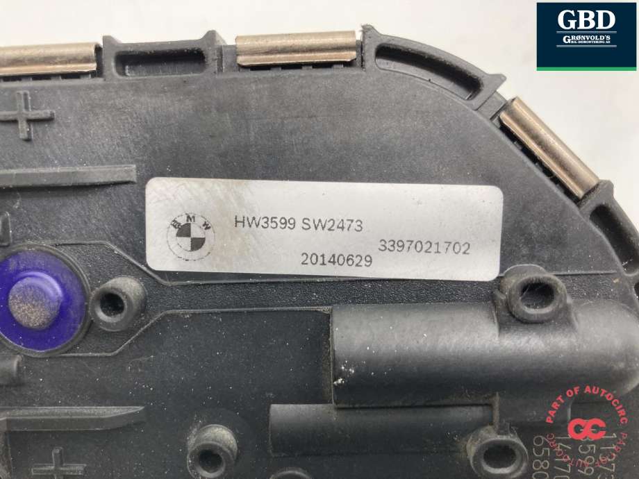 Viskermotor frontrute til BMW X4 2014-2018 (F26) (F26) (61 61 5 A3E DC6|HW3599 SW2473|)