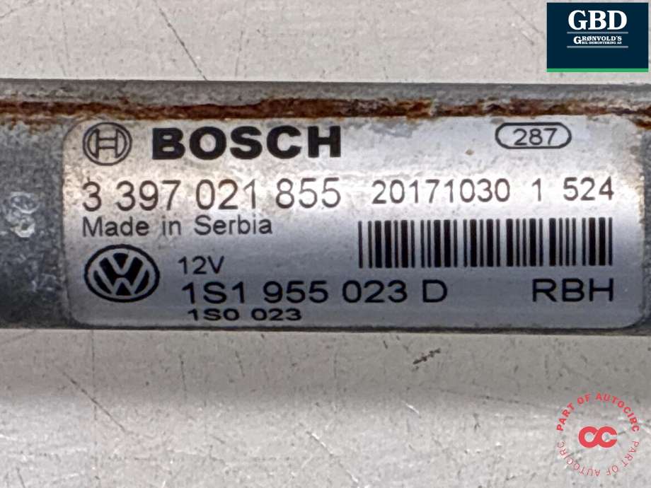 Viskeroverføring til VW E-Up 2013-2019 (1S1 955 023 D|)