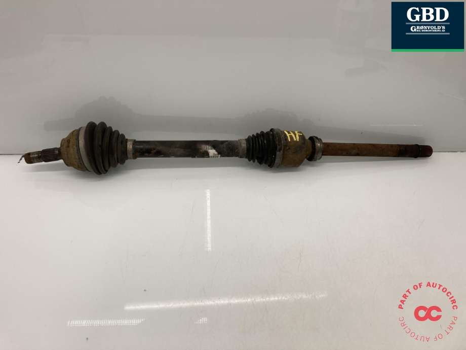 Drivaksel høyre foran, bensin/automat til Peugeot 2008 2013-2019 (Type I) (98 072 803 80|16 108 439 80|)