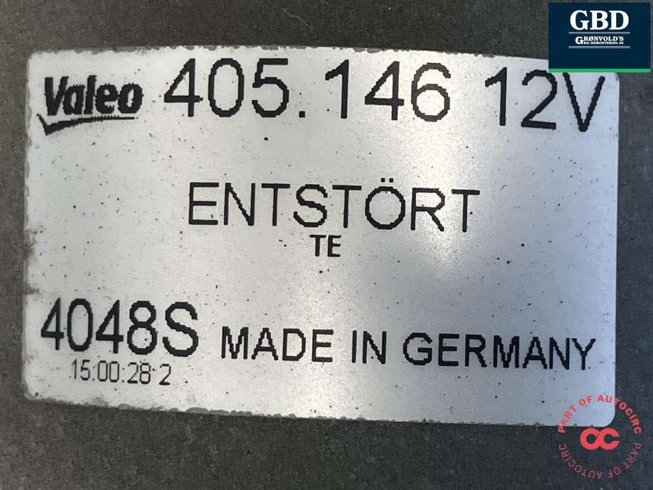 Viskermotor frontrute til Mercedes Sprinter 2013-2018 (Fase 2) (906) (906) (VALEO|A 910 820 04 00|A 906 820 00 40|405.146)