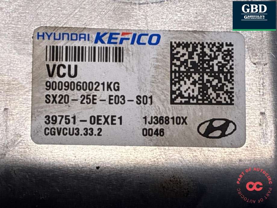 Styreenhet motor til Hyundai Kona 2024-->> (Type II) (9009060021KG|)