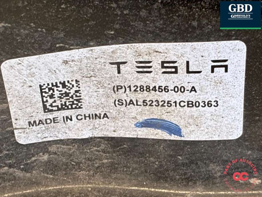 Bærebru høyre bak til Tesla Model Y 2021-2024 (Type I)  (1288456-00-A|)