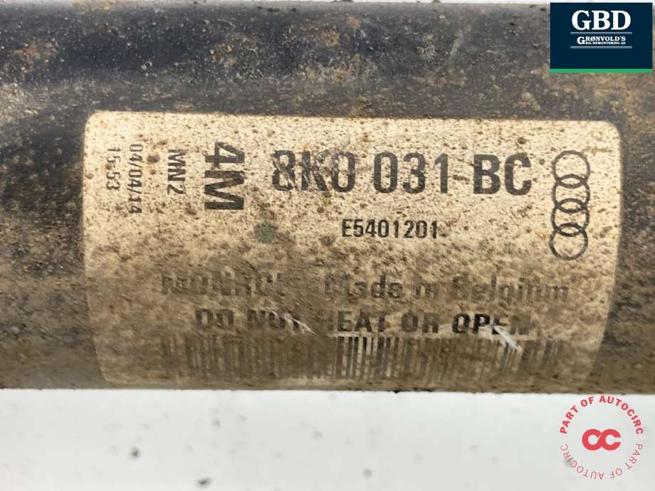 Fjærbein høyre foran til Audi A4, Allroad 2009-2016 (Type I) (B8) (B8) (8K0 413 031 BC|8K0 031 BC|)