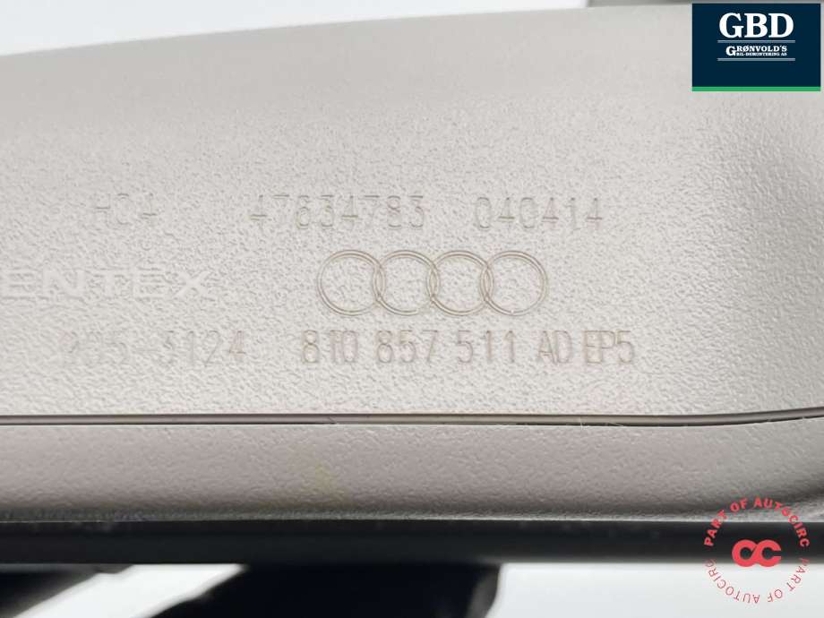 Speil innvendig til Audi A4, Allroad 2009-2016 (Type I) (B8) (B8) (8T0 857 511 AD EP5|)