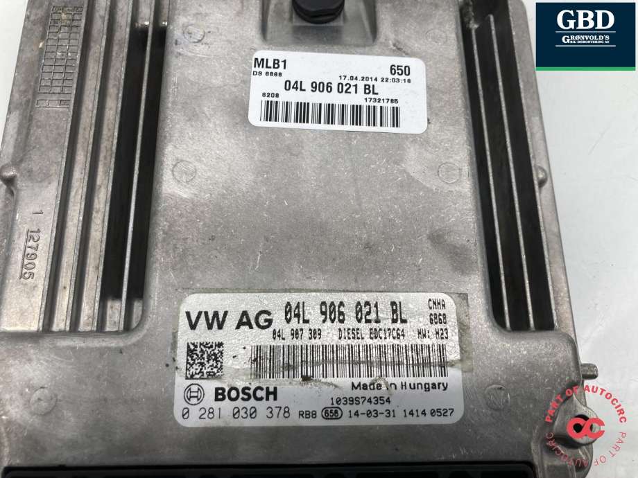 Styreenhet motor til Audi A4, Allroad 2009-2016 (Type I) (B8) (B8) (04L 906 021 BL|)